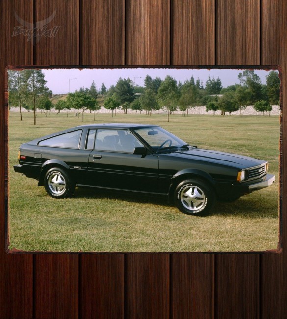 Металлическая табличка Toyota Corolla 3-door US-spec (E70)
